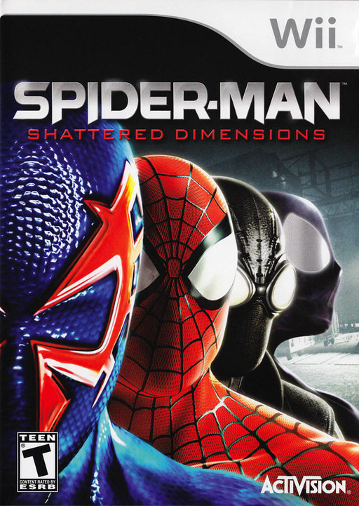 Spiderman: Shattered Dimensions box art for Wii
